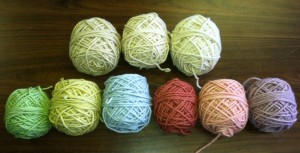 hand dyed yarns 